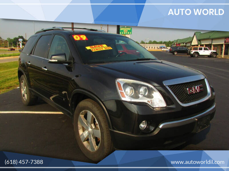 2009 GMC Acadia for sale at Auto World in Carbondale IL