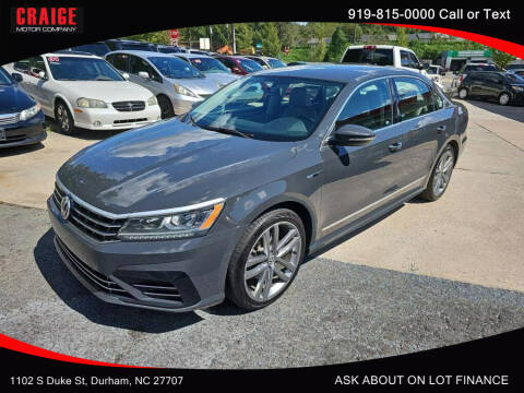 2017 Volkswagen Passat for sale at CRAIGE MOTOR CO in Durham NC