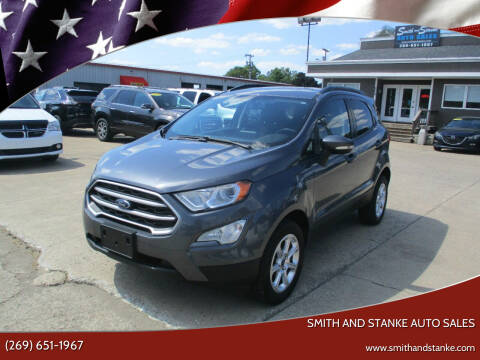 2020 Ford EcoSport for sale at Smith and Stanke Auto Sales in Sturgis MI