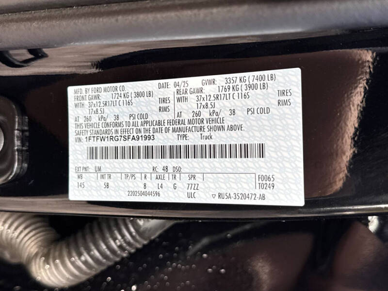 2025 Ford F-150 Raptor