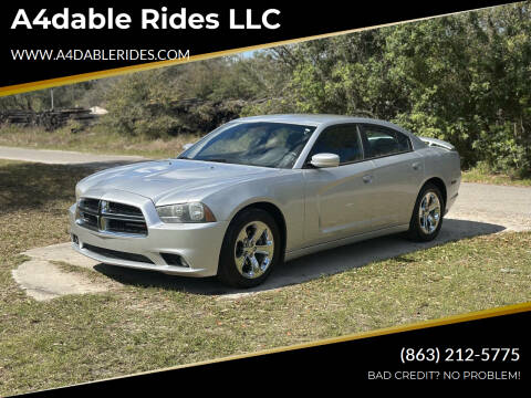 2012 Dodge Charger for sale at A4dable Rides LLC in Haines City FL