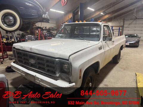 1977 Chevrolet C/K 20 Series for sale at B & B Auto Sales in Brookings SD