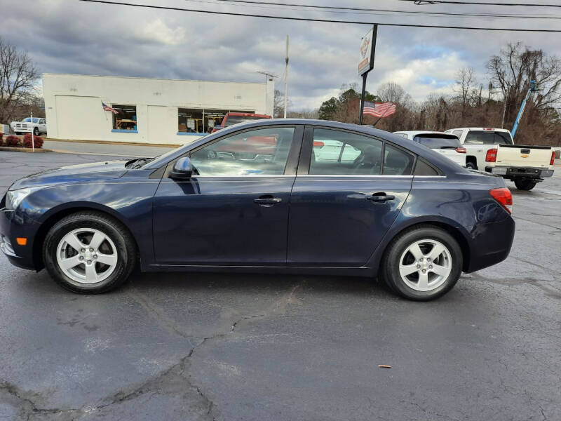 2014 Chevrolet Cruze for sale at G AND J MOTORS in Elkin NC