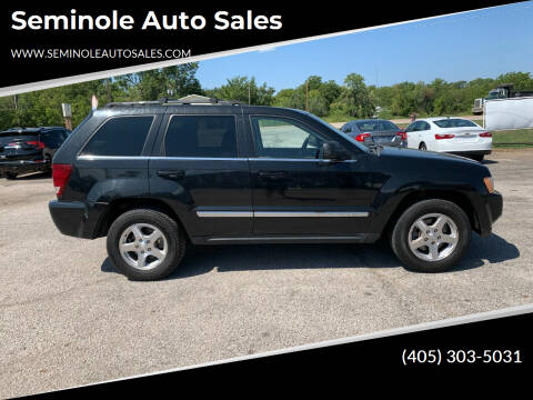 2005 Jeep Grand Cherokee for sale at Seminole Auto Sales in Seminole OK