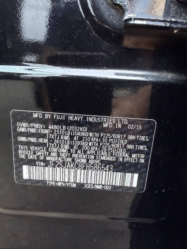 2015 Subaru Forester 2.5i Limited