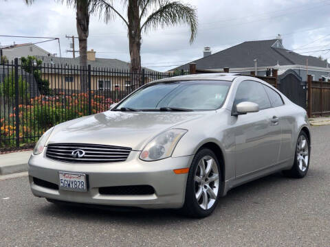 2004 Infiniti G35 for sale at ZAZA MOTORS INC in San Leandro CA