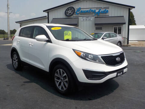 2016 Kia Sportage for sale at Country Auto in Huntsville OH