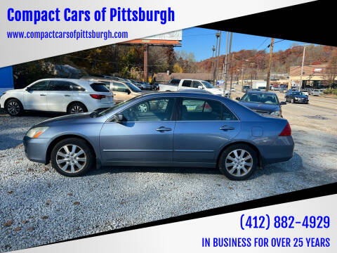2007 Honda Accord for sale at Compact Cars of Pittsburgh in Pittsburgh PA