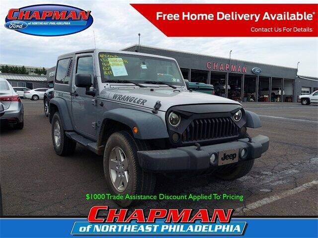 2013 Jeep Wrangler for sale at CHAPMAN FORD NORTHEAST PHILADELPHIA in Philadelphia PA
