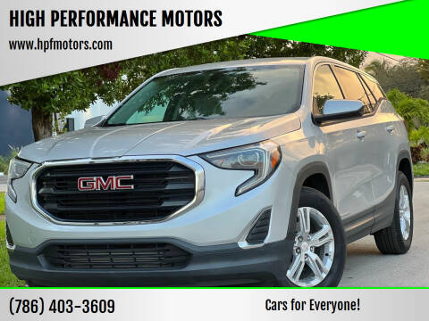 2018 GMC Terrain for sale at HIGH PERFORMANCE MOTORS in Hollywood FL