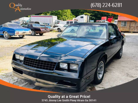 1987 Chevrolet Monte Carlo