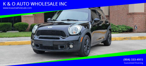 2012 MINI Cooper Countryman for sale at K & O AUTO WHOLESALE INC in Jacksonville FL