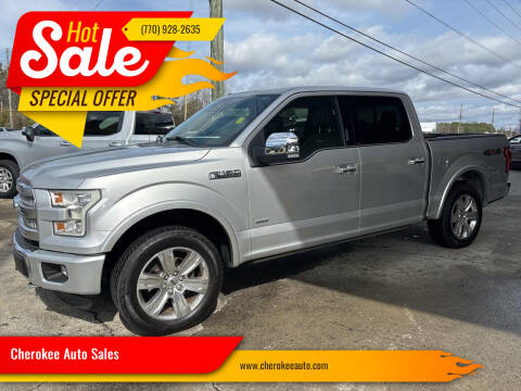 2015 Ford F-150 for sale at Cherokee Auto Sales in Acworth GA