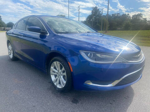 2015 Chrysler 200 for sale at Happy Days Auto Sales in Piedmont SC