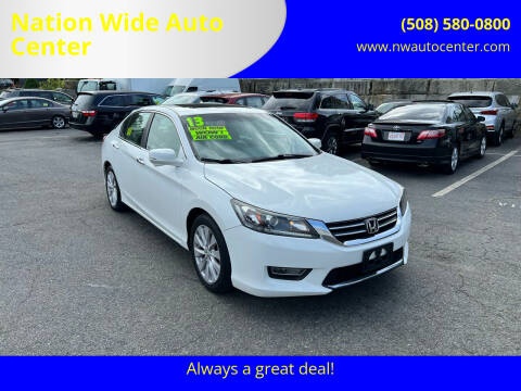 2013 Honda Accord for sale at Nation Wide Auto Center in Brockton MA