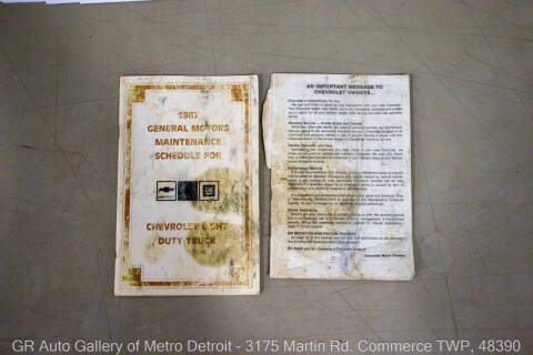 1987 Chevrolet R/V 10 Series V10