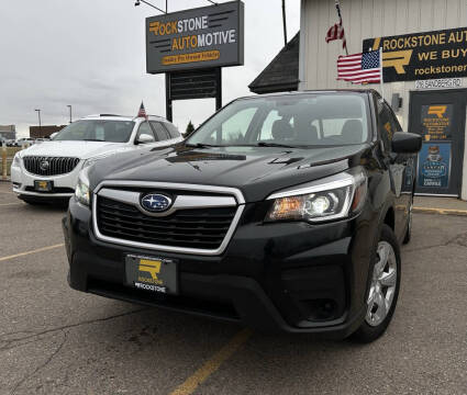 2019 Subaru Forester for sale at Rockstone Automotive Inc in Monticello MN