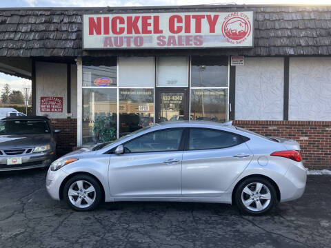 2013 Hyundai Elantra for sale at NICKEL CITY AUTO SALES in Lockport NY