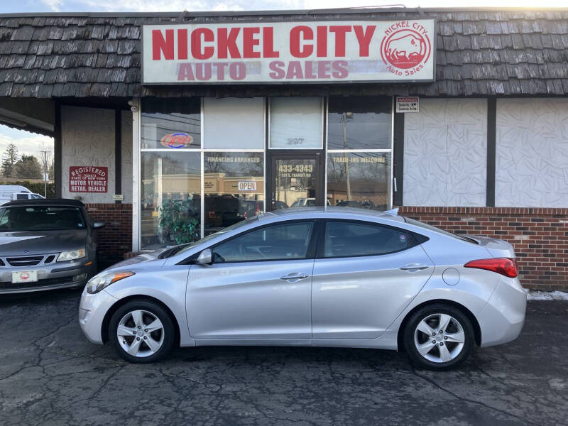 2013 Hyundai Elantra for sale at NICKEL CITY AUTO SALES in Lockport NY