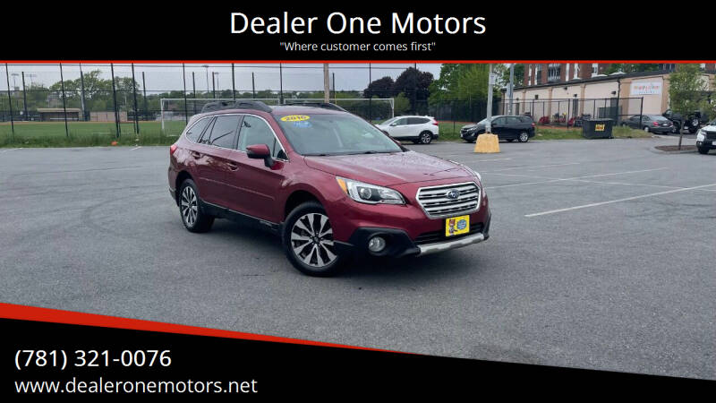 2016 Subaru Outback for sale at Dealer One Motors in Malden MA