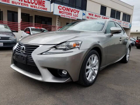 2016 Lexus IS 200t for sale at Convoy Motors LLC in National City CA