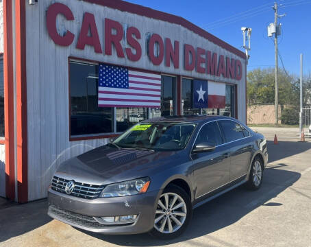 2012 Volkswagen Passat for sale at Cars On Demand 3 in Pasadena TX