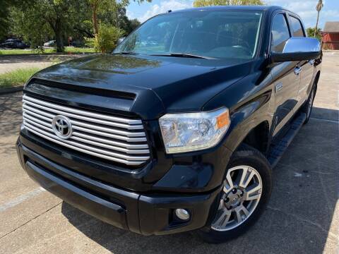 2016 Toyota Tundra for sale at M.I.A Motor Sport in Houston TX