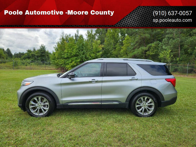 2021 Ford Explorer for sale at Poole Automotive -Moore County in Aberdeen NC