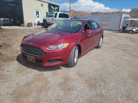 2015 Ford Fusion for sale at Canyon View Auto Sales in Cedar City UT