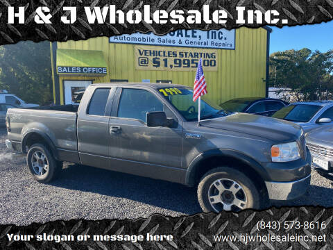 2006 Ford F-150 for sale at H & J Wholesale Inc. in Charleston SC