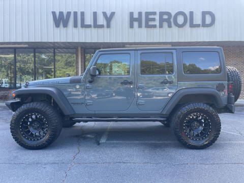 2015 Jeep Wrangler Unlimited for sale at Willy Herold Automotive in Columbus GA
