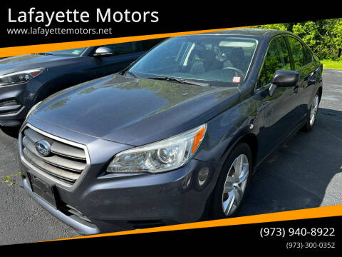 2016 Subaru Legacy for sale at Lafayette Motors in Lafayette NJ