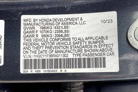 2024 Honda Accord EX