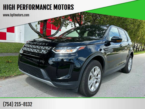 2020 Land Rover Discovery Sport for sale at HIGH PERFORMANCE MOTORS in Hollywood FL