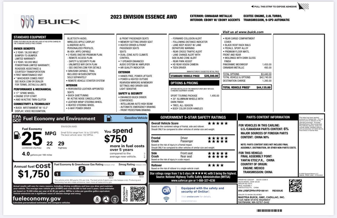 2023 Buick Envision for sale at Spartan Elite Auto Group LLC in Lansing, MI