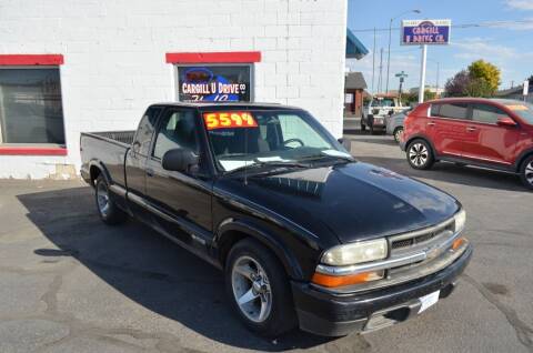 2003 Chevrolet S-10 for sale at CARGILL U DRIVE USED CARS in Twin Falls ID