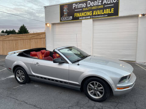 2005 Ford Mustang for sale at Prime Dealz Auto in Winchester VA