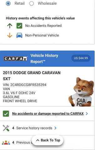 2015 Dodge Grand Caravan SXT Plus