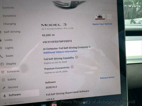 2021 Tesla Model 3 Standard Range Plus