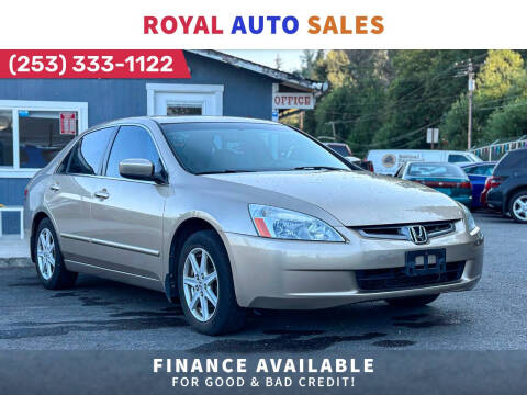 2004 Honda Accord for sale at Royal Auto Sales, LLC in Algona WA