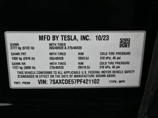 2023 Tesla Model X Standard Range