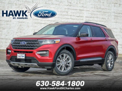 2022 Ford Explorer for sale at Hawk Ford of St. Charles in Saint Charles IL