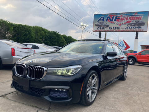 2016 BMW 7 Series for sale at ANF AUTO FINANCE in Houston TX