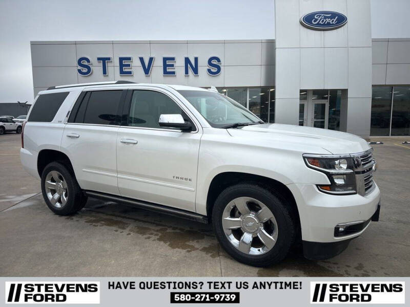 2016 Chevrolet Tahoe for sale at STEVENS FORD in Enid OK