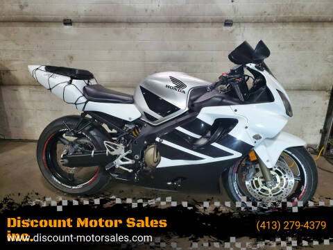 2001 Honda CBR600F4 for sale at Discount Motor Sales inc. in Ludlow MA