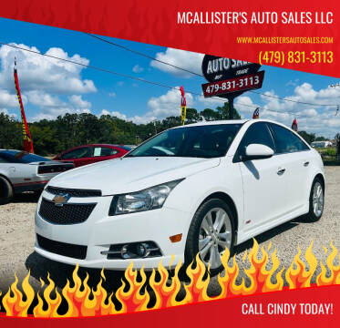 2014 Chevrolet Cruze for sale at McAllister's Auto Sales LLC in Van Buren AR