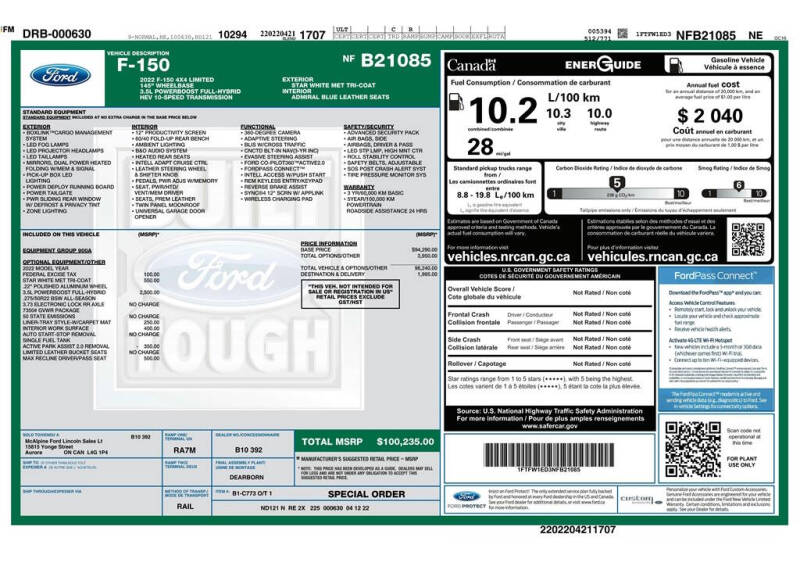 2022 Ford F-150 Limited