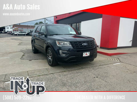 2017 Ford Explorer for sale at A&A Auto Sales in Fairhaven MA