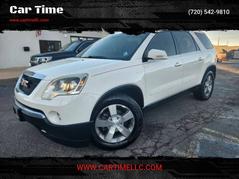 2011 GMC Acadia for sale at Car Time in Denver CO