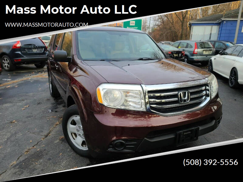 2013 Honda Pilot for sale at Mass Motor Auto LLC in Millbury MA